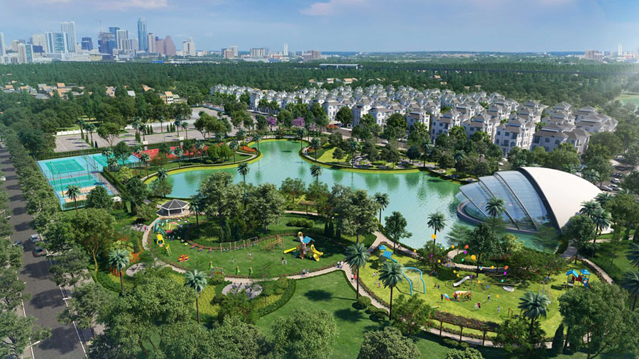 hồ vinhomes green villas