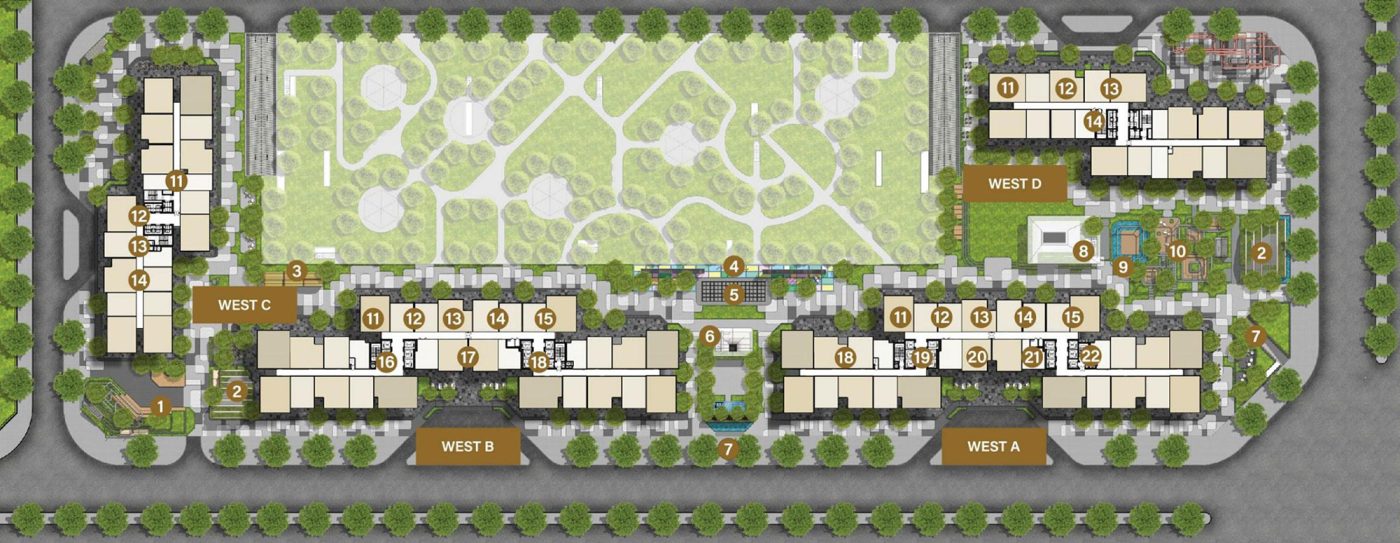 mặt bằng tổng thể masteri west height