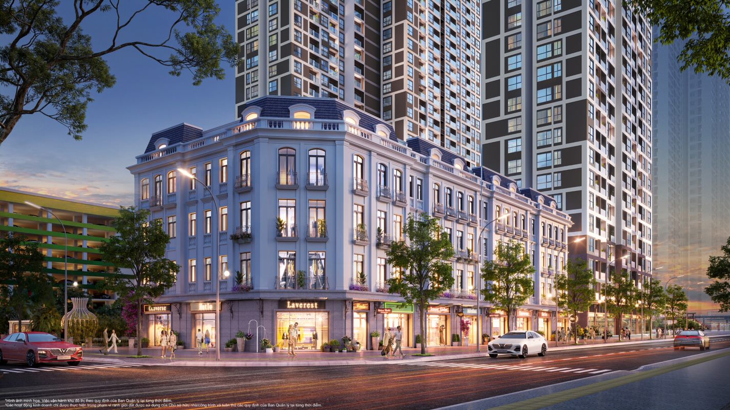 shophouse chân đế the tokin vinhomes smart city