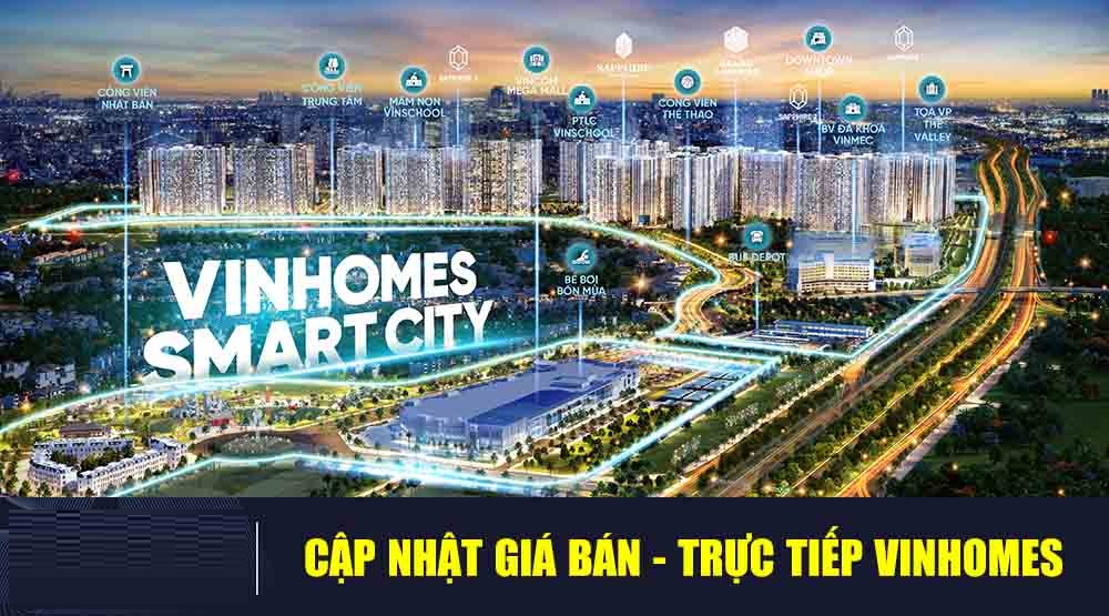 giá biệt thự vinhomes smart city