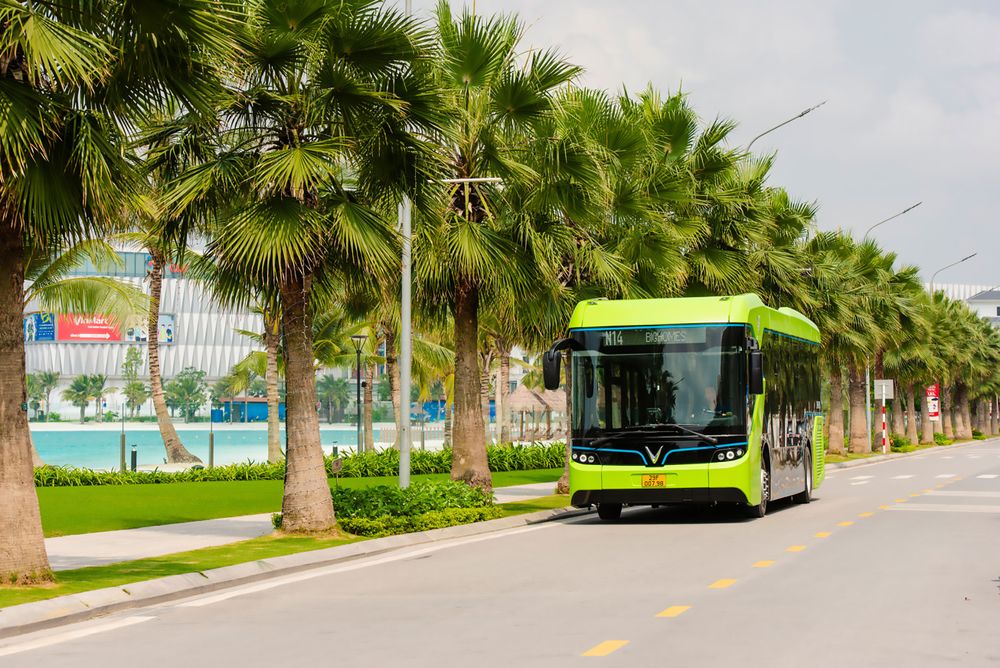 Lộ trình xe bus vinhomes smart city