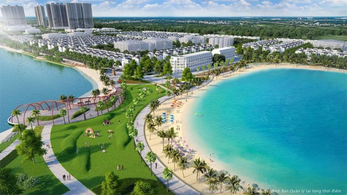 biển nhân tạo vinhomes smart city