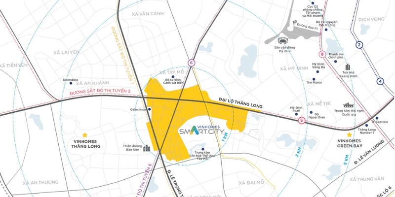 vinhome smart city ở đâu