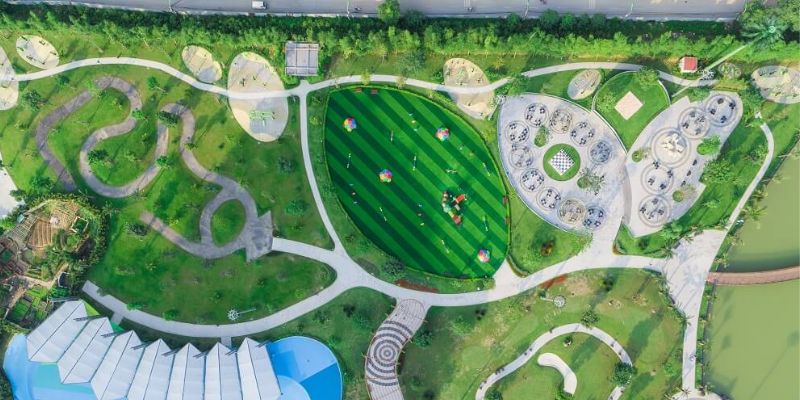 Sportia Park - Tiện ích công viên Vinhomes Smart City là không gian tập luyện lý tưởng của cư dân