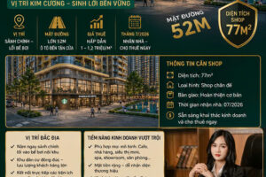 SIÊU PHẨM ĐẦU TƯ TẠI LUMIÈRE EVERGREEN - SỞ HỮU SHOP CHÂN ĐẾ VỊ TRÍ KIM CƯƠNG